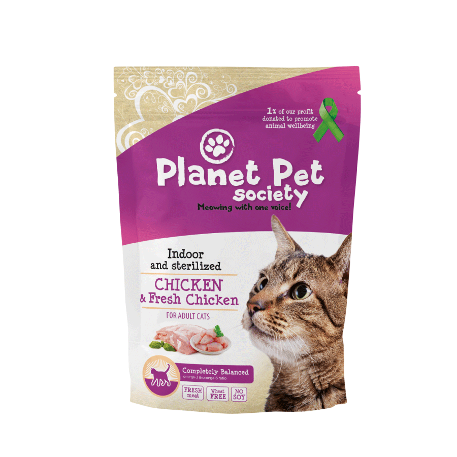 Planet Pet Kattenvoeding Indoor & Sterilised Chicken
